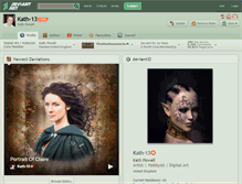 Tablet Screenshot of kath-13.deviantart.com