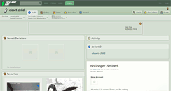 Desktop Screenshot of closet-child.deviantart.com