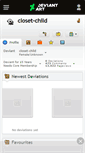 Mobile Screenshot of closet-child.deviantart.com