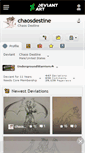 Mobile Screenshot of chaosdestine.deviantart.com