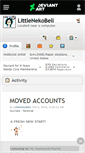 Mobile Screenshot of littlenekobell.deviantart.com