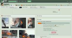 Desktop Screenshot of hashterix.deviantart.com