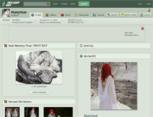 Tablet Screenshot of mueymue.deviantart.com