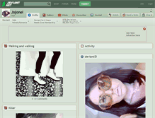 Tablet Screenshot of jojonel.deviantart.com