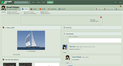 Desktop Screenshot of dwarf-potato.deviantart.com