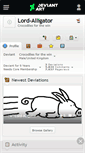 Mobile Screenshot of lord-alligator.deviantart.com