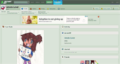 Desktop Screenshot of amuto-lover.deviantart.com