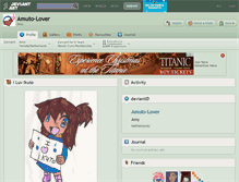 Tablet Screenshot of amuto-lover.deviantart.com