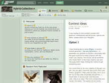 Tablet Screenshot of hybrid-collection.deviantart.com