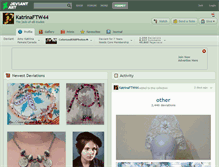 Tablet Screenshot of katrinaftw44.deviantart.com