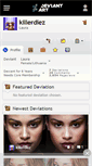 Mobile Screenshot of killerdiez.deviantart.com