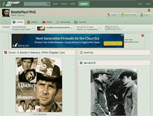 Tablet Screenshot of beatlepaul1942.deviantart.com