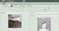 Desktop Screenshot of hclay.deviantart.com