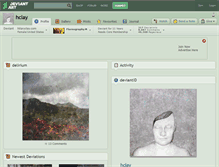 Tablet Screenshot of hclay.deviantart.com