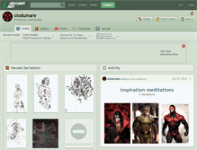 Tablet Screenshot of olodumare.deviantart.com