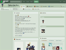 Tablet Screenshot of fabia-chan-fc.deviantart.com