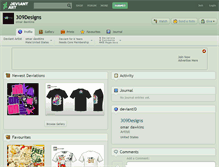 Tablet Screenshot of 309designs.deviantart.com