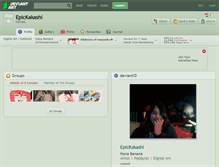 Tablet Screenshot of epickakashi.deviantart.com