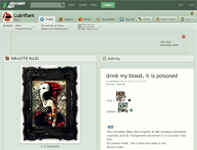 Tablet Screenshot of lubrifiant.deviantart.com