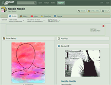 Tablet Screenshot of noodle-noodle.deviantart.com
