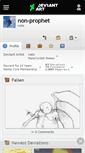 Mobile Screenshot of non-prophet.deviantart.com