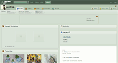 Desktop Screenshot of abelinda.deviantart.com