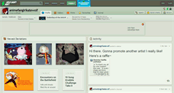 Desktop Screenshot of animefangirlkatewolf.deviantart.com