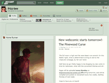 Tablet Screenshot of frizz-bee.deviantart.com
