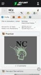 Mobile Screenshot of ncz.deviantart.com