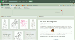 Desktop Screenshot of myth-cat.deviantart.com