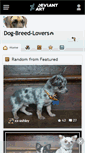 Mobile Screenshot of dog-breed-lovers.deviantart.com