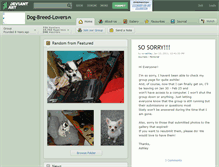 Tablet Screenshot of dog-breed-lovers.deviantart.com