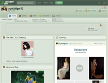 Tablet Screenshot of crystaltiger52.deviantart.com