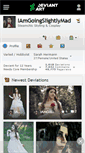 Mobile Screenshot of iamgoingslightlymad.deviantart.com