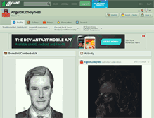 Tablet Screenshot of angeloflonelyness.deviantart.com