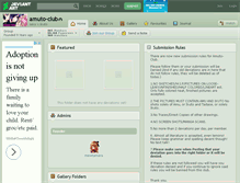 Tablet Screenshot of amuto-club.deviantart.com