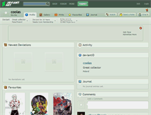 Tablet Screenshot of coolas.deviantart.com