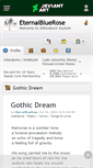 Mobile Screenshot of eternalbluerose.deviantart.com