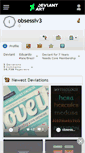Mobile Screenshot of obsessiv3.deviantart.com