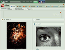 Tablet Screenshot of millou.deviantart.com