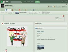 Tablet Screenshot of kira--raito.deviantart.com