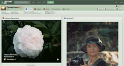 Desktop Screenshot of damainnero.deviantart.com