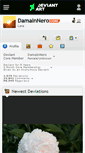 Mobile Screenshot of damainnero.deviantart.com