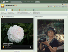 Tablet Screenshot of damainnero.deviantart.com
