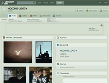 Tablet Screenshot of hocoho-love-4.deviantart.com