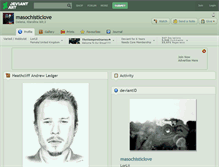 Tablet Screenshot of masochisticlove.deviantart.com