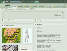 Tablet Screenshot of elidhub.deviantart.com