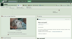 Desktop Screenshot of oddrat.deviantart.com