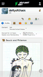 Mobile Screenshot of deityofchaos.deviantart.com