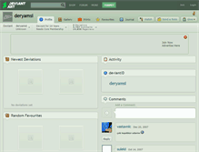 Tablet Screenshot of deryamsi.deviantart.com
